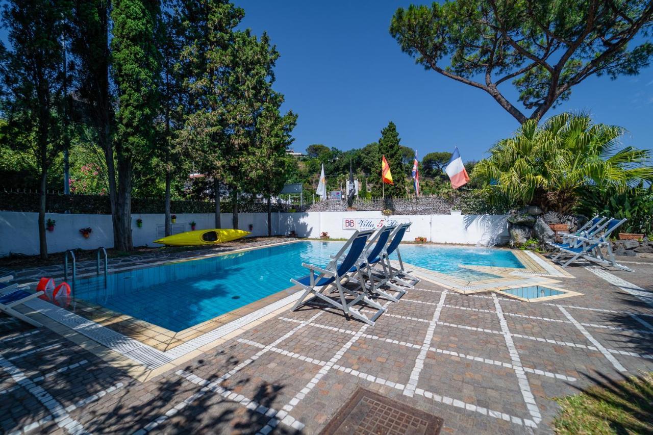 Villa Cinque Pini Казамиччола-Терме Экстерьер фото